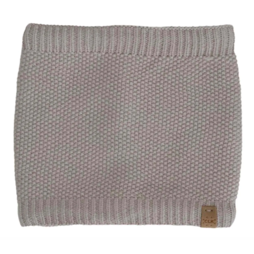 Calikids - Cache-cou d'hiver doublée en tricot doux - Beige